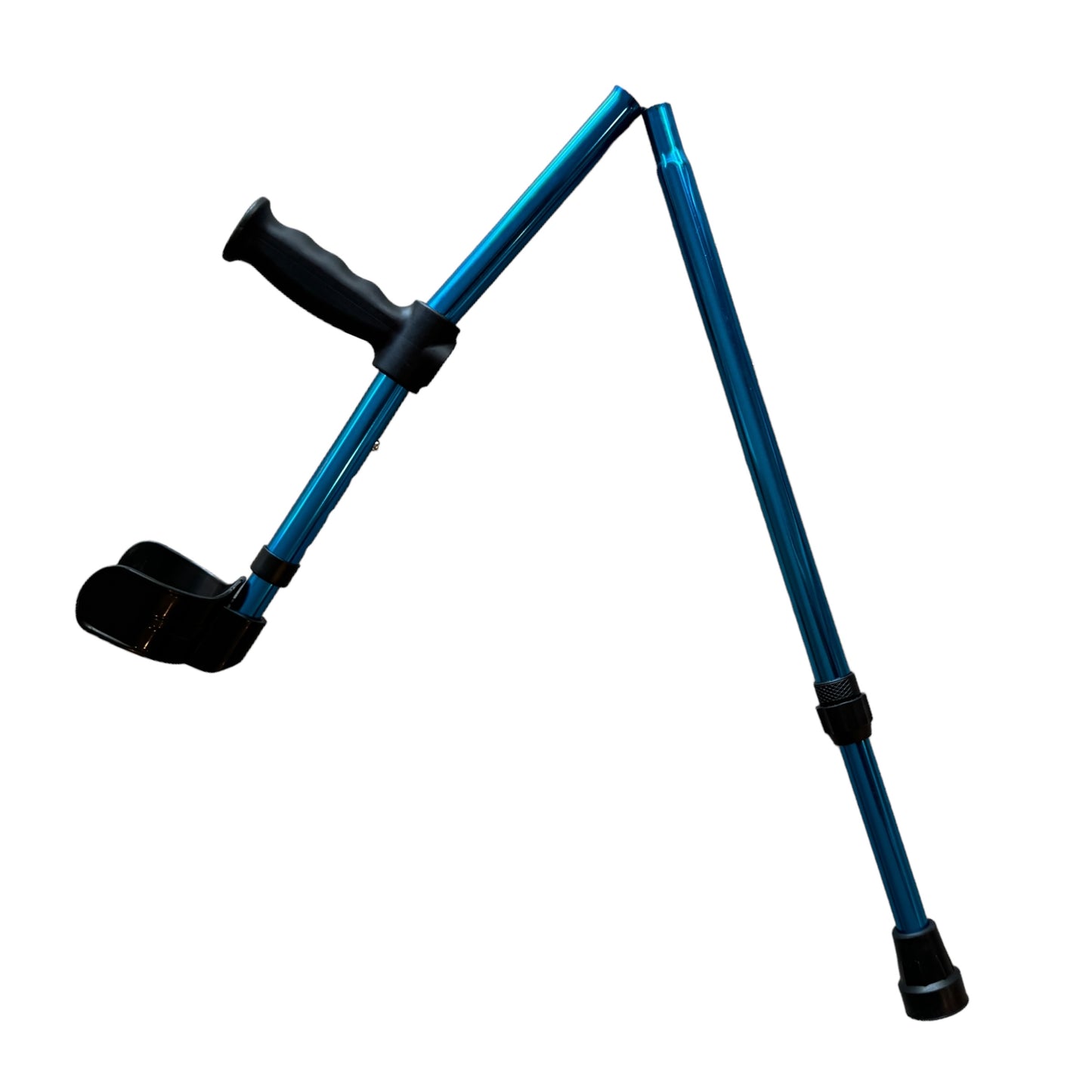 Walking Aid — Fold Up Crutch (Blue)