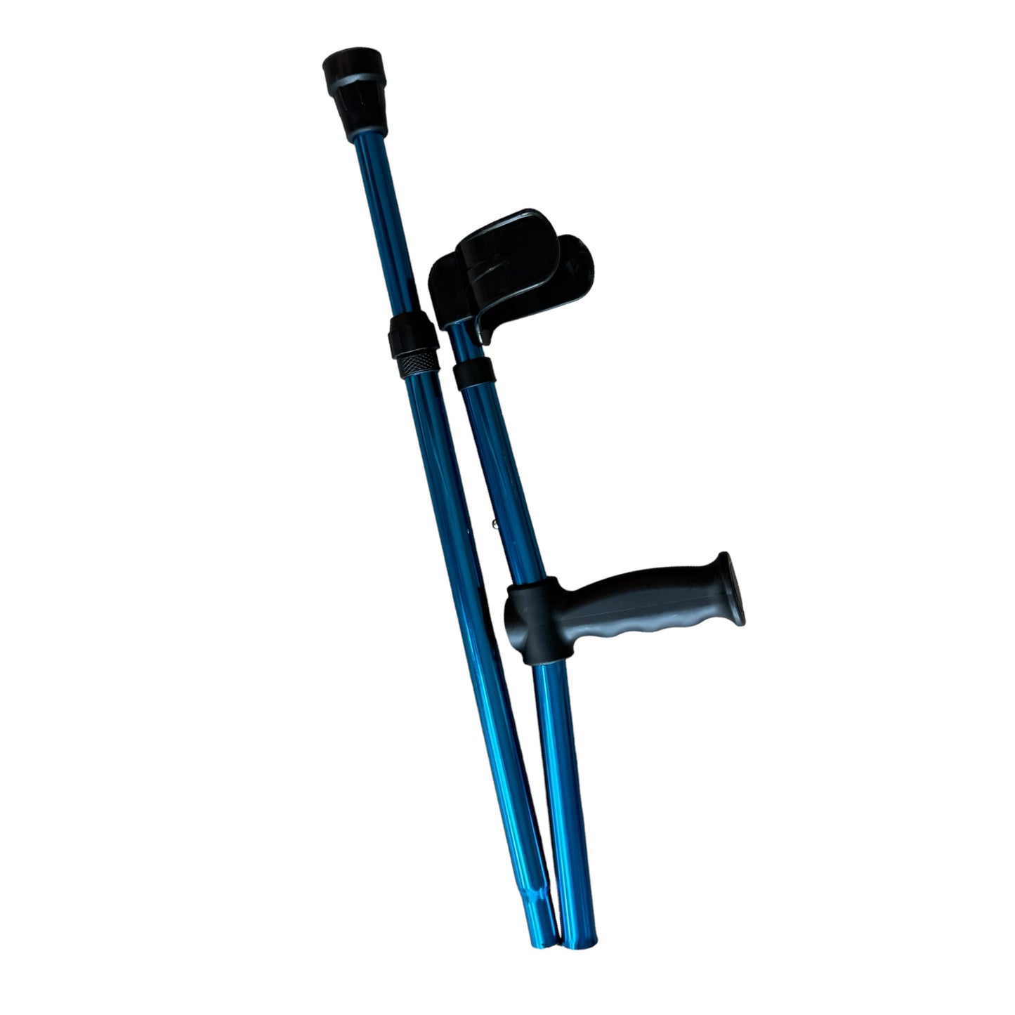 Walking Aid — Fold Up Crutch (Blue)