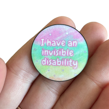 Pins  — 'I have an invisible disability’