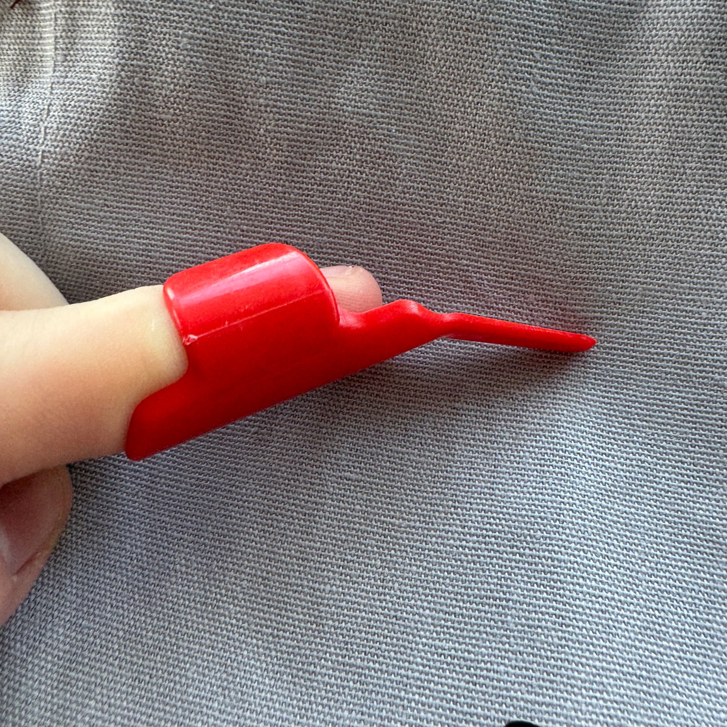 Sewing Finger Pusher Glove + Tool