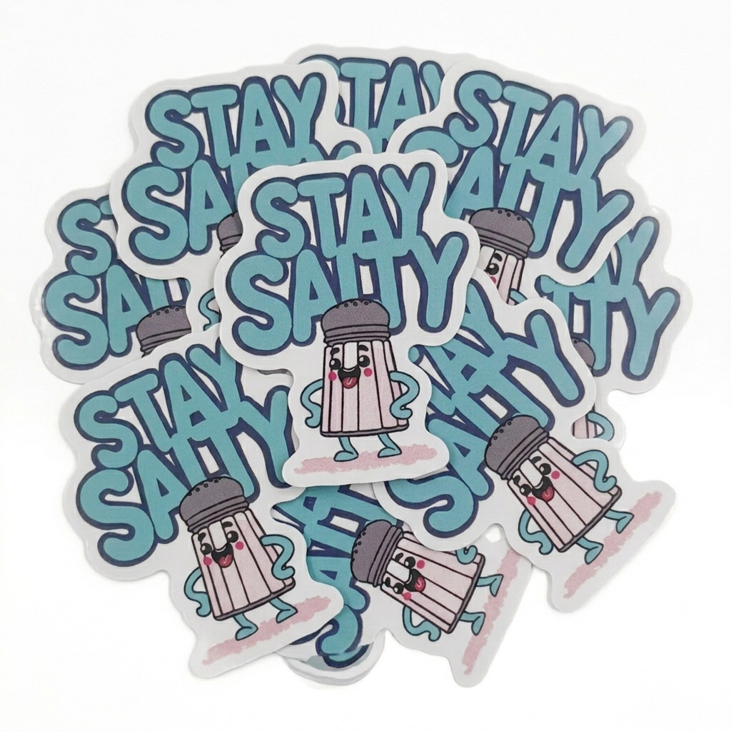 Sticker — ‘Stay Salty’ Salt Shaker