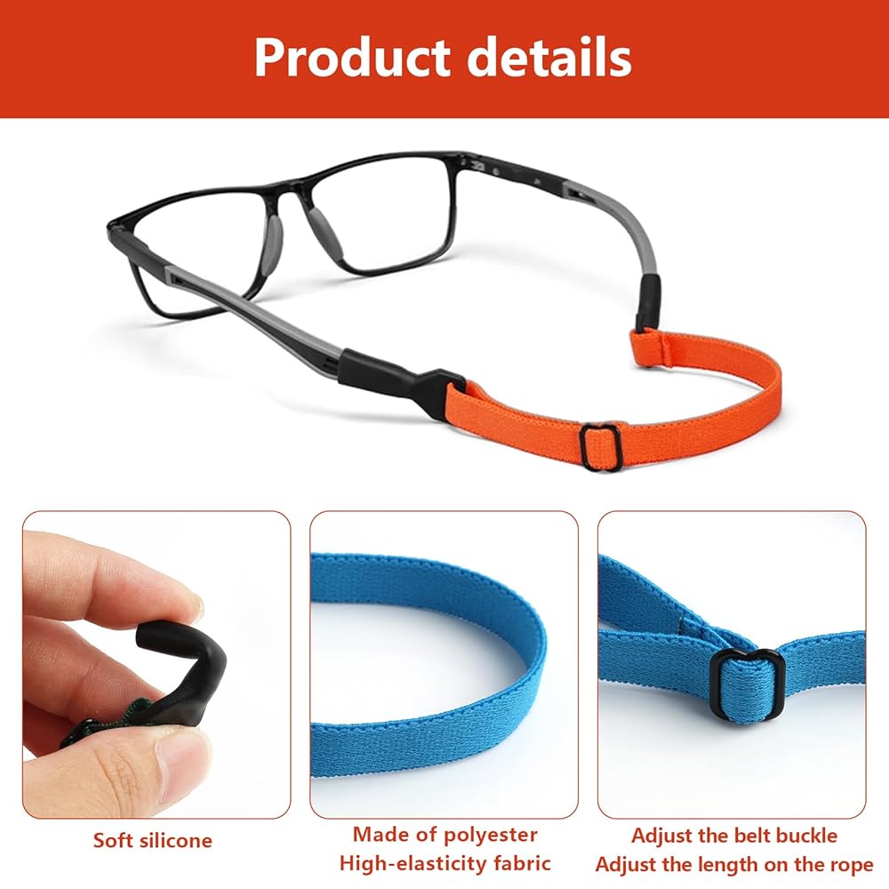 Adjustable Coloured Glasses Strap
