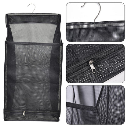 Hanging travel clothes hamper