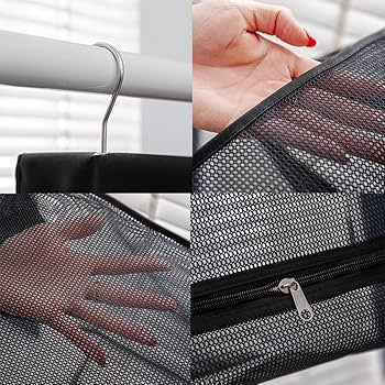 Hanging travel clothes hamper