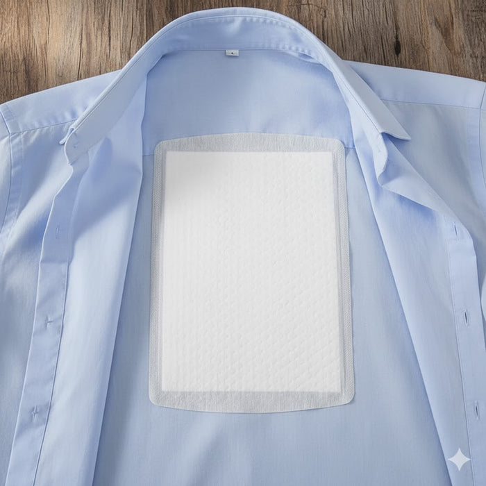 dress shirt protector 4 Roll Disposable Collar Protector Pads, Artrylin Self-adhesive Disposable Shirt Neck Tape, Dress Hat Collar Invisible Liner Patch Against Sweat Stain