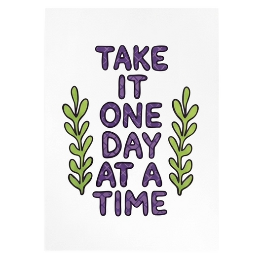 Postcard — 'Take it One Day at a Time'