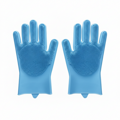 Dish Washing Scrubber Gloves