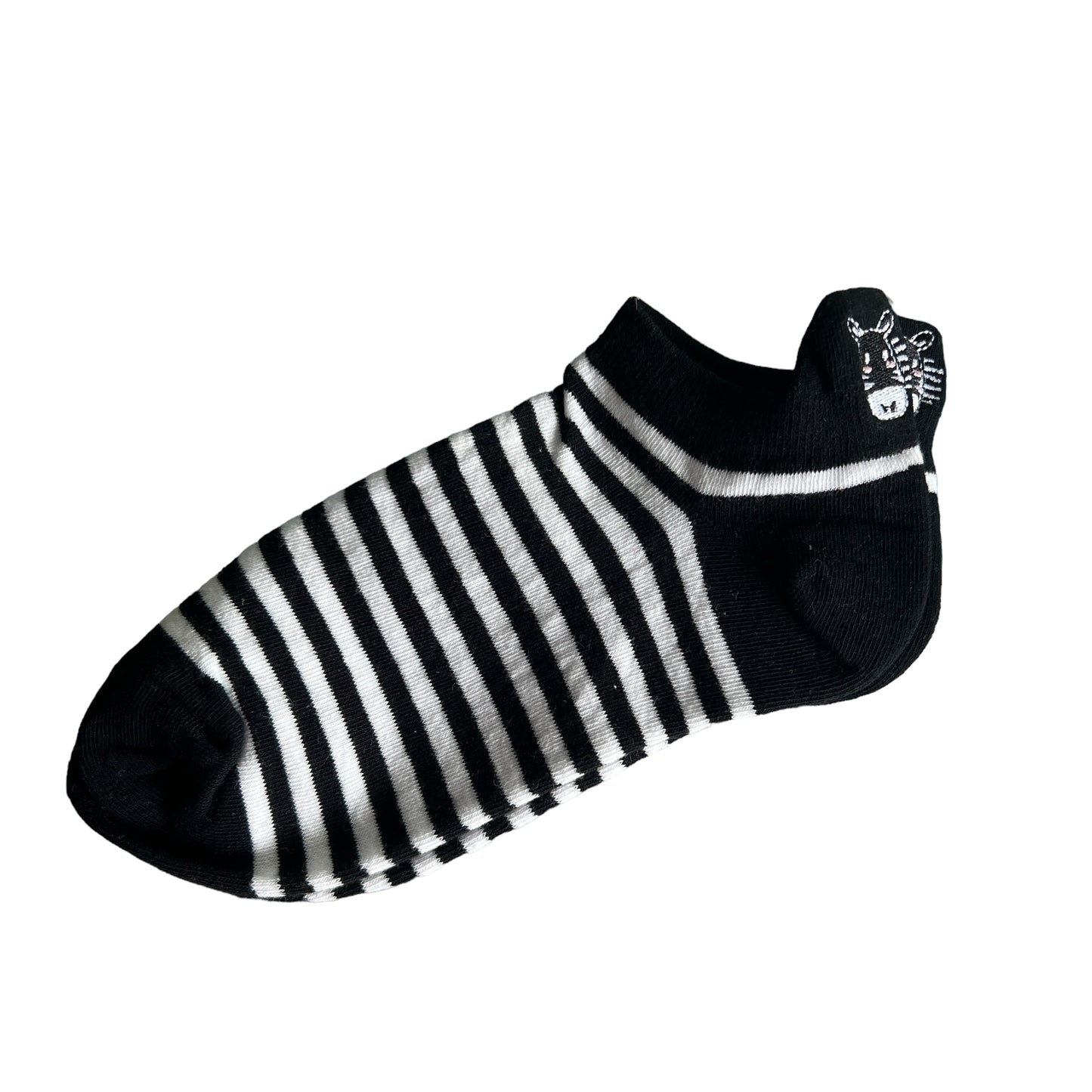 Ankle Socks — Zebra