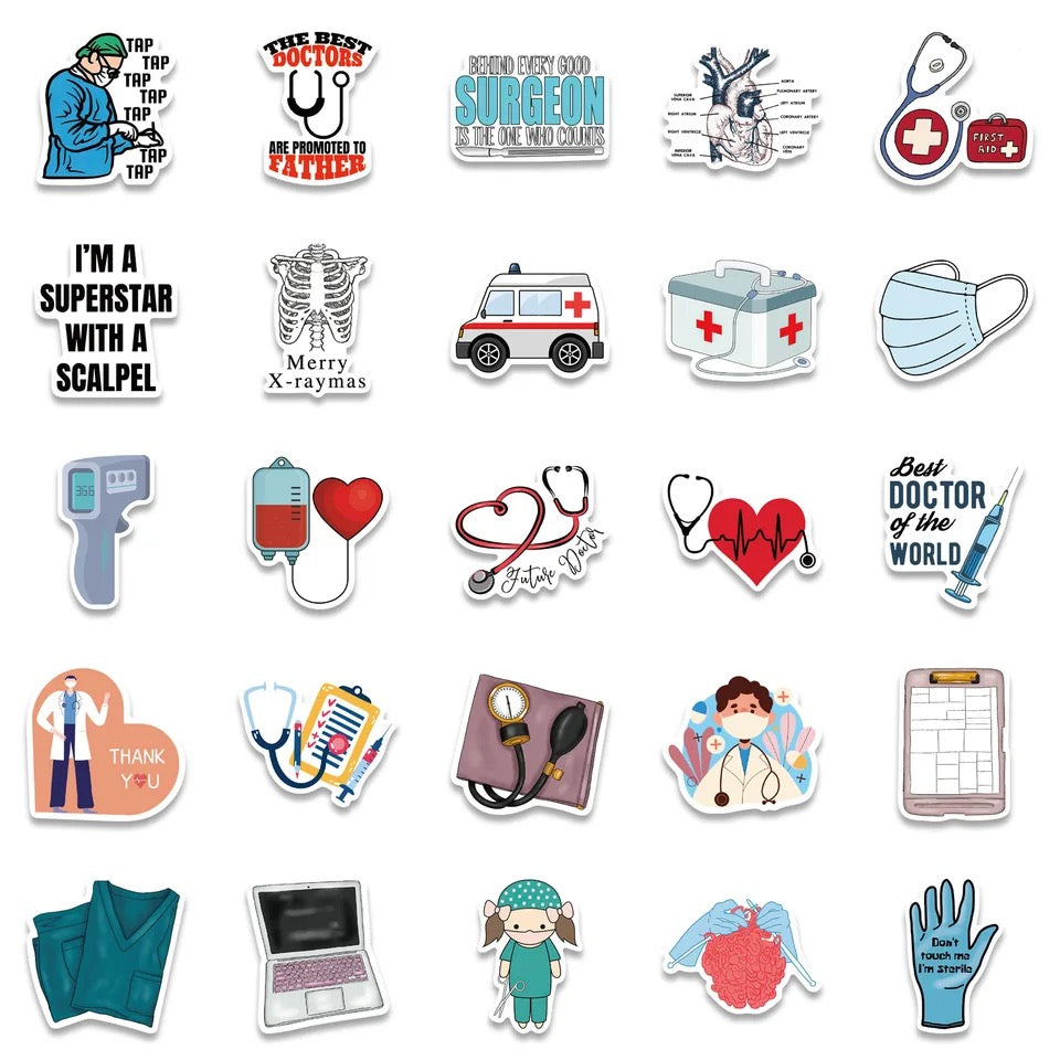 Stickers — Doctors / Medical Theme Kylee & Co