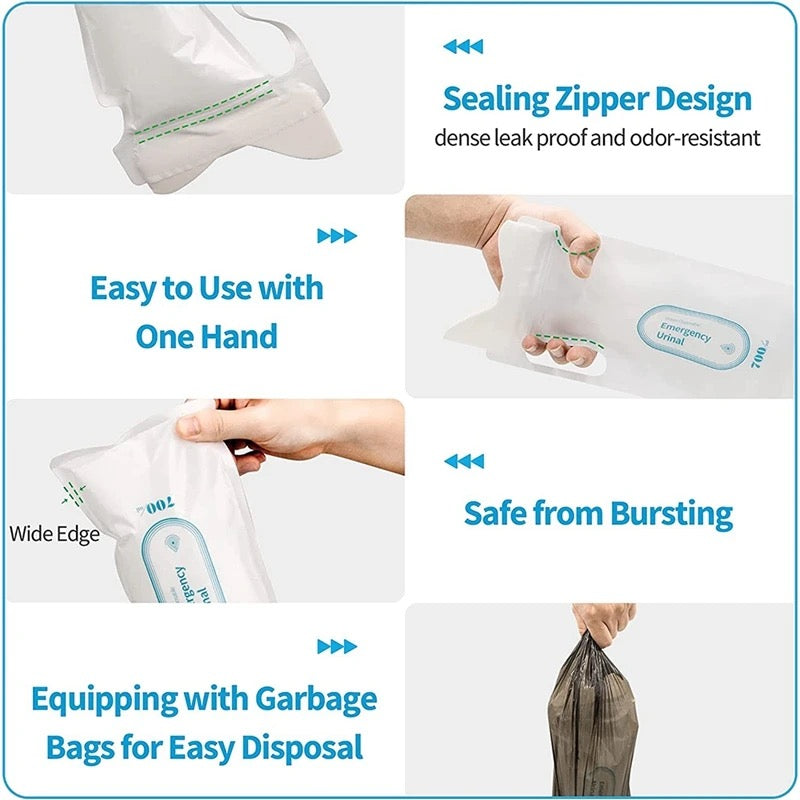 Portable Disposable Urinal / Vomit Bags