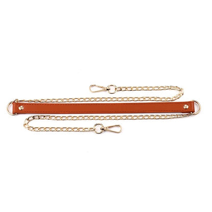 Bag Straps — Leatherette + Chain