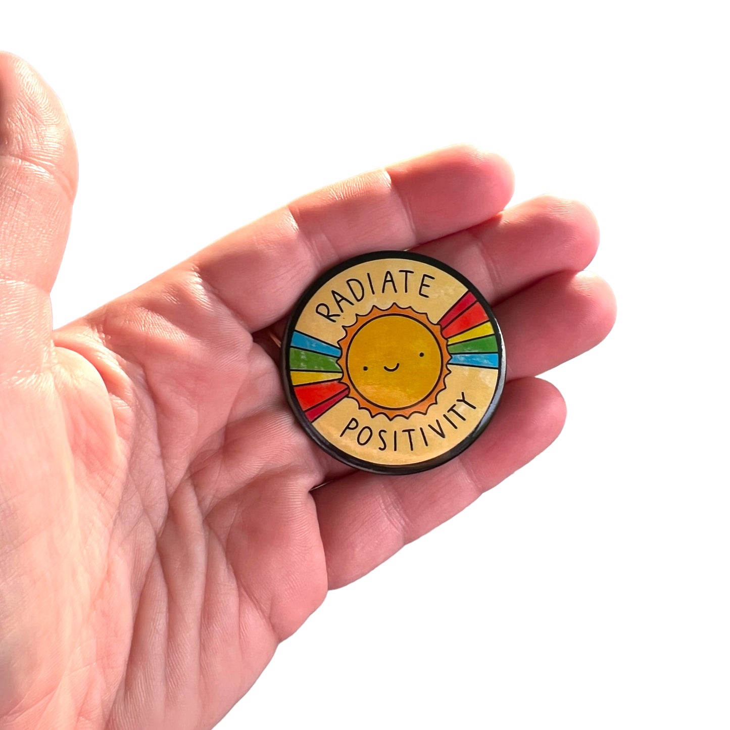 Pin — ‘Radiate Positivity’