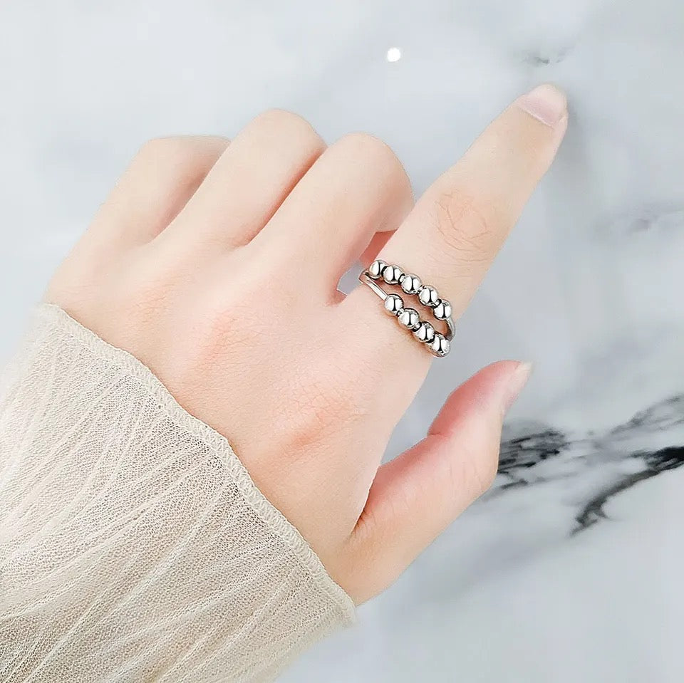 Sterling Silver Fidget Ring