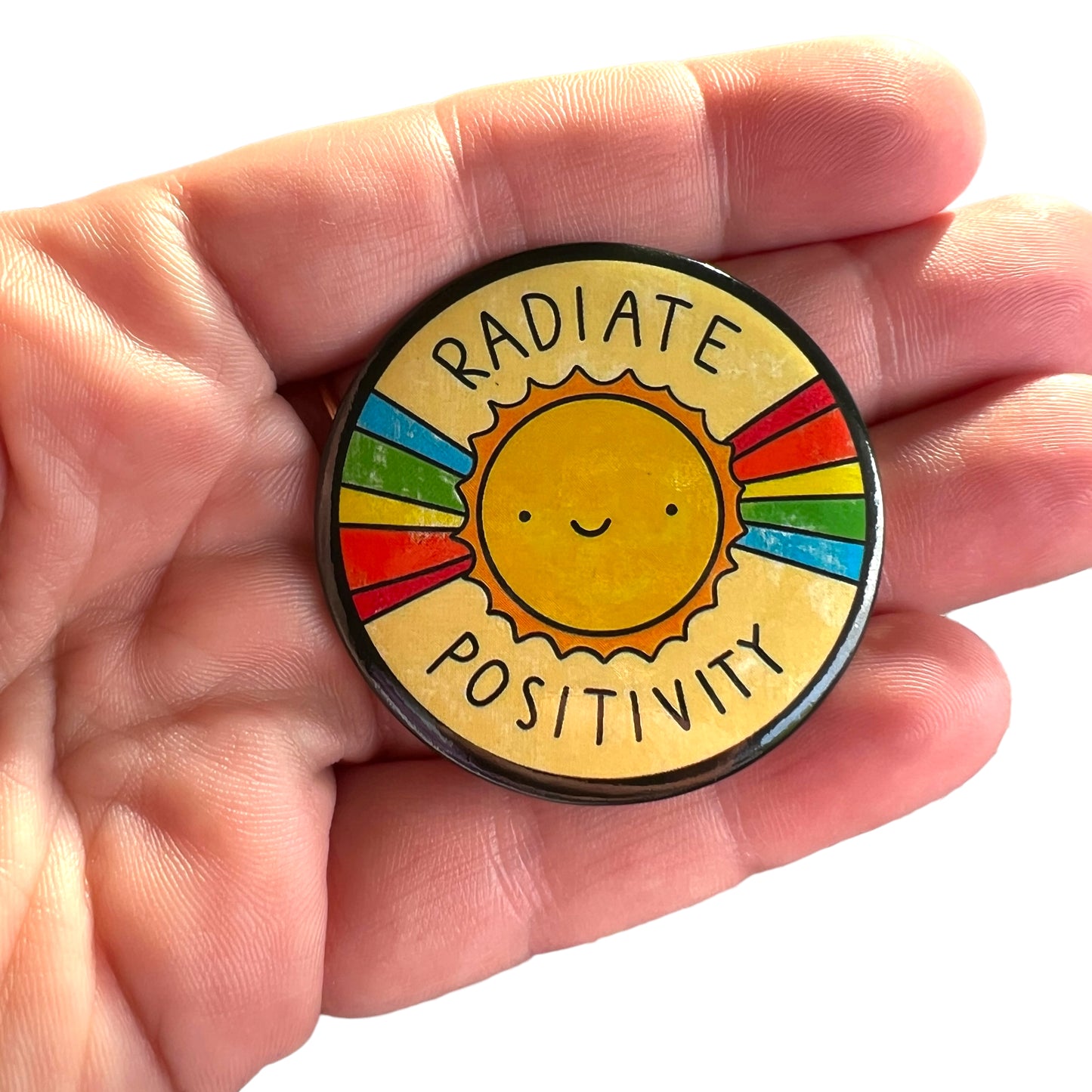 Pin — ‘Radiate Positivity’