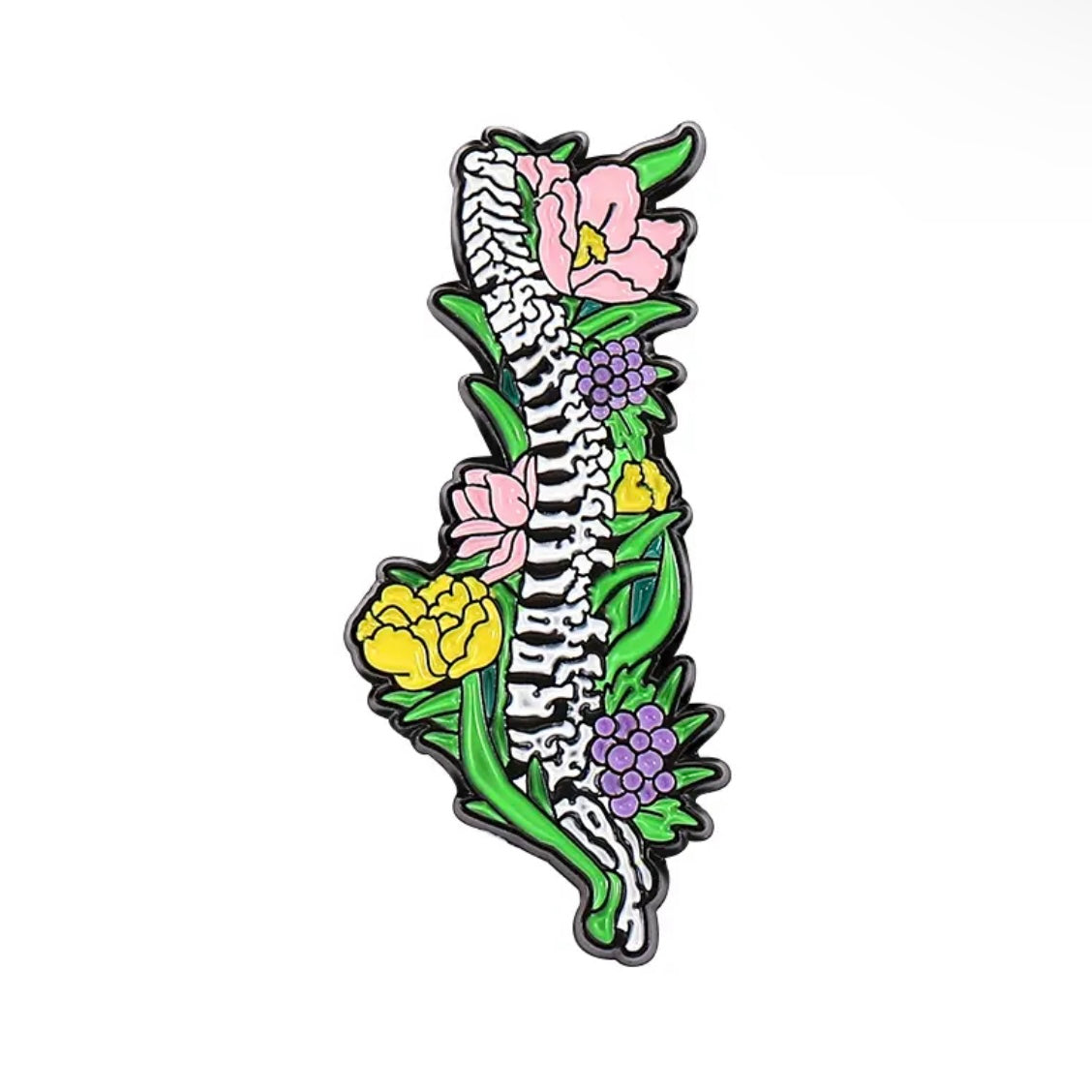 Pin — ‘Spine’ (floral)