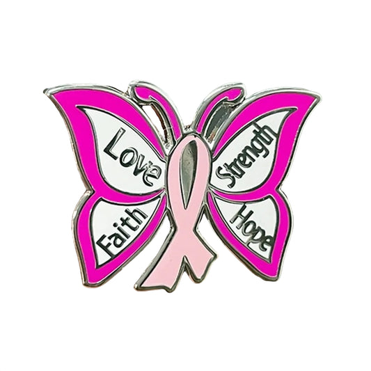 Pin - Breast Cancer Butterfly