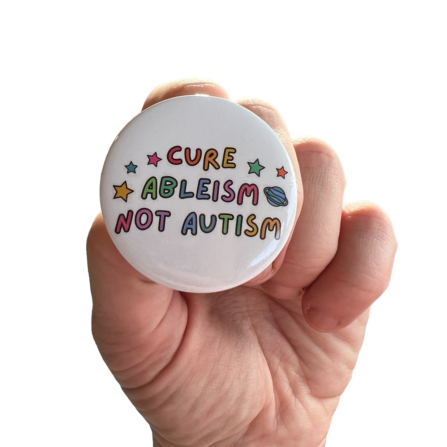 Pin — ‘Cure Ableism Not Autism’
