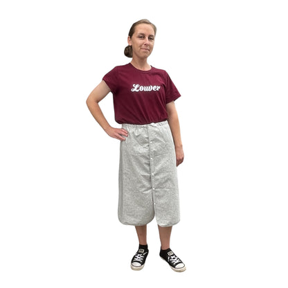 Adult Waterproof Continence Skirt (Snaps)