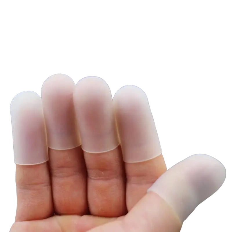 Transparent Silicone Finger Tip Protectors — Full Hand Set – Kylee & Co