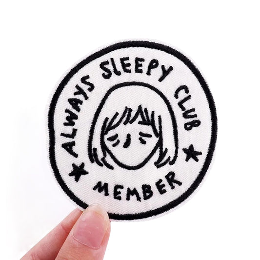 Iron On Patch — Always Sleepy Club Member