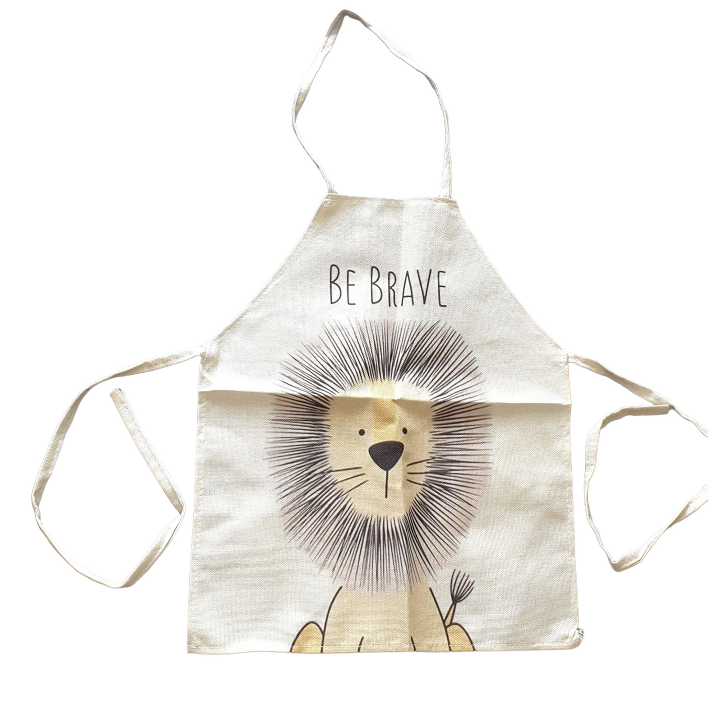 Kids Apron  SPIRIT SPARKPLUGS Lion Be Brave  