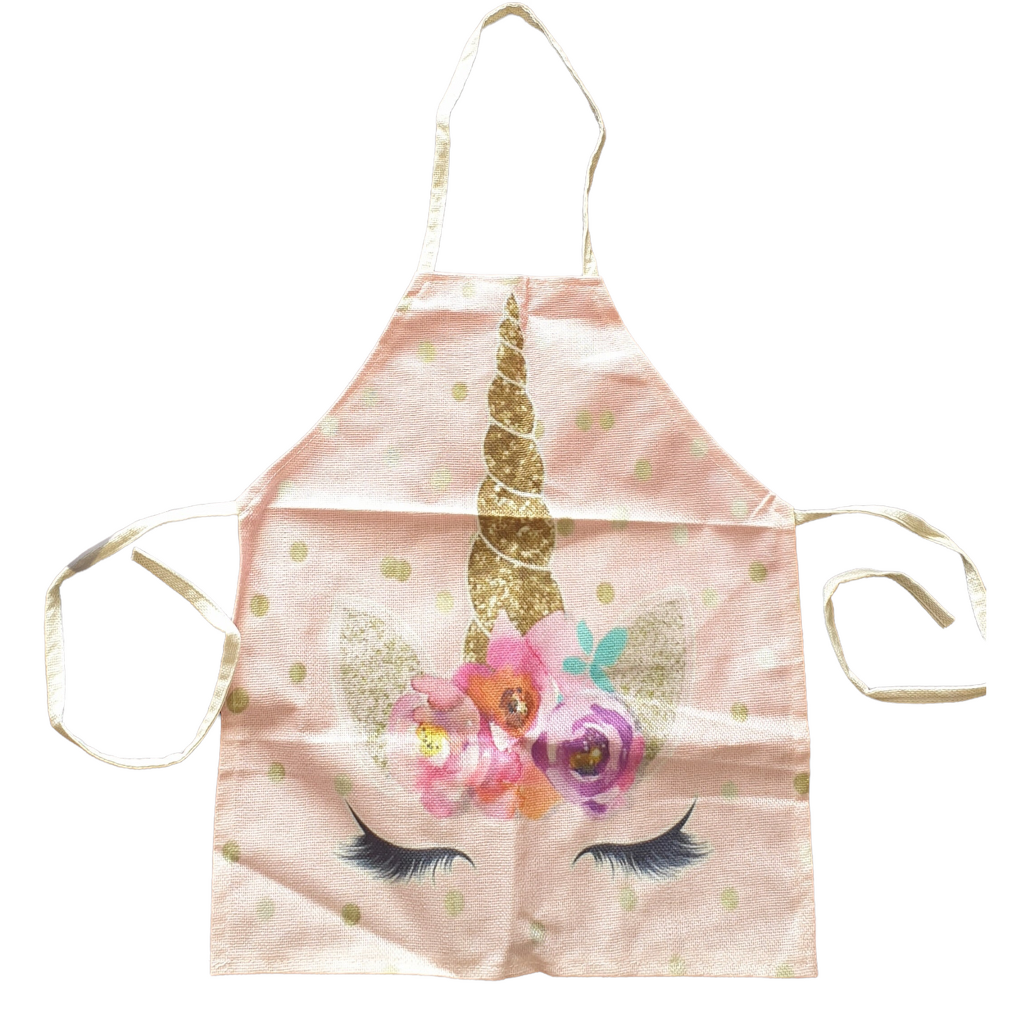 Kids Apron  SPIRIT SPARKPLUGS Pink Unicorn  