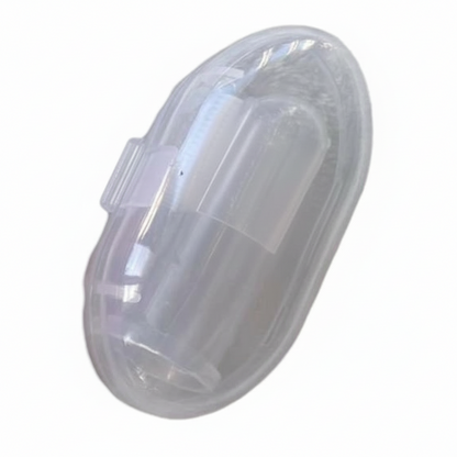 Finger Toothbrush — Adult, Kids, Pets  SPIRIT SPARKPLUGS Clear  