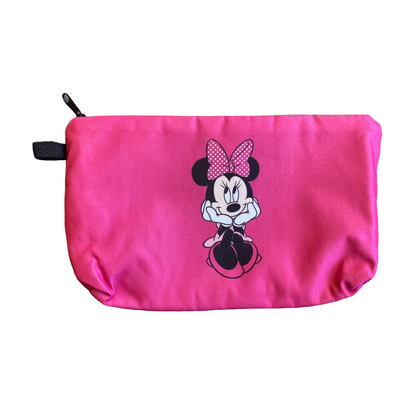Soft Padded Zipper Purse Pen & Pencil Cases SPIRIT SPARKPLUGS Pink Minnie  