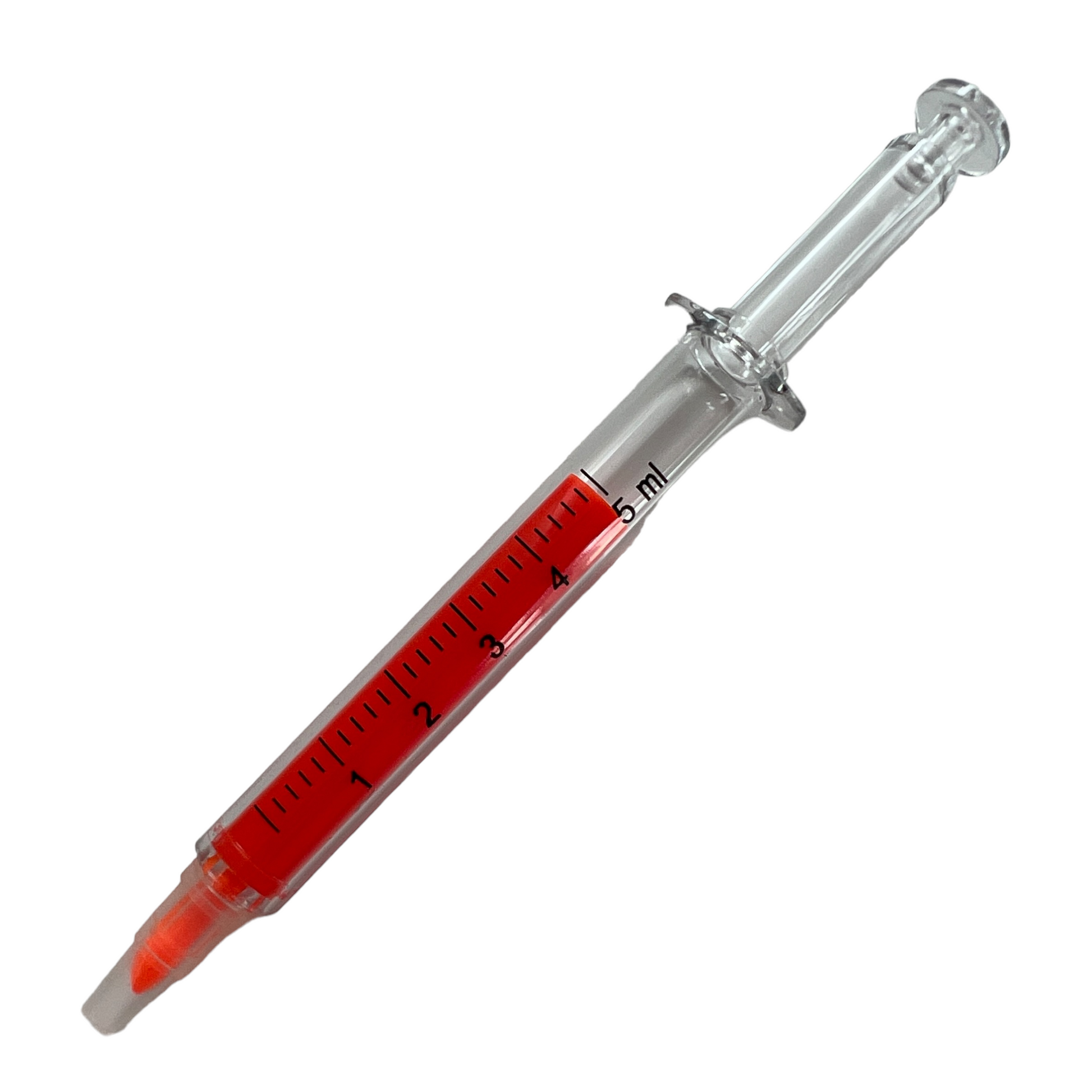 Syringe Highlighter Pens  SPIRIT SPARKPLUGS Orange  