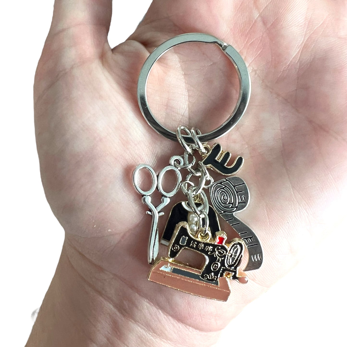 Keyring — 'Sewing Charms’