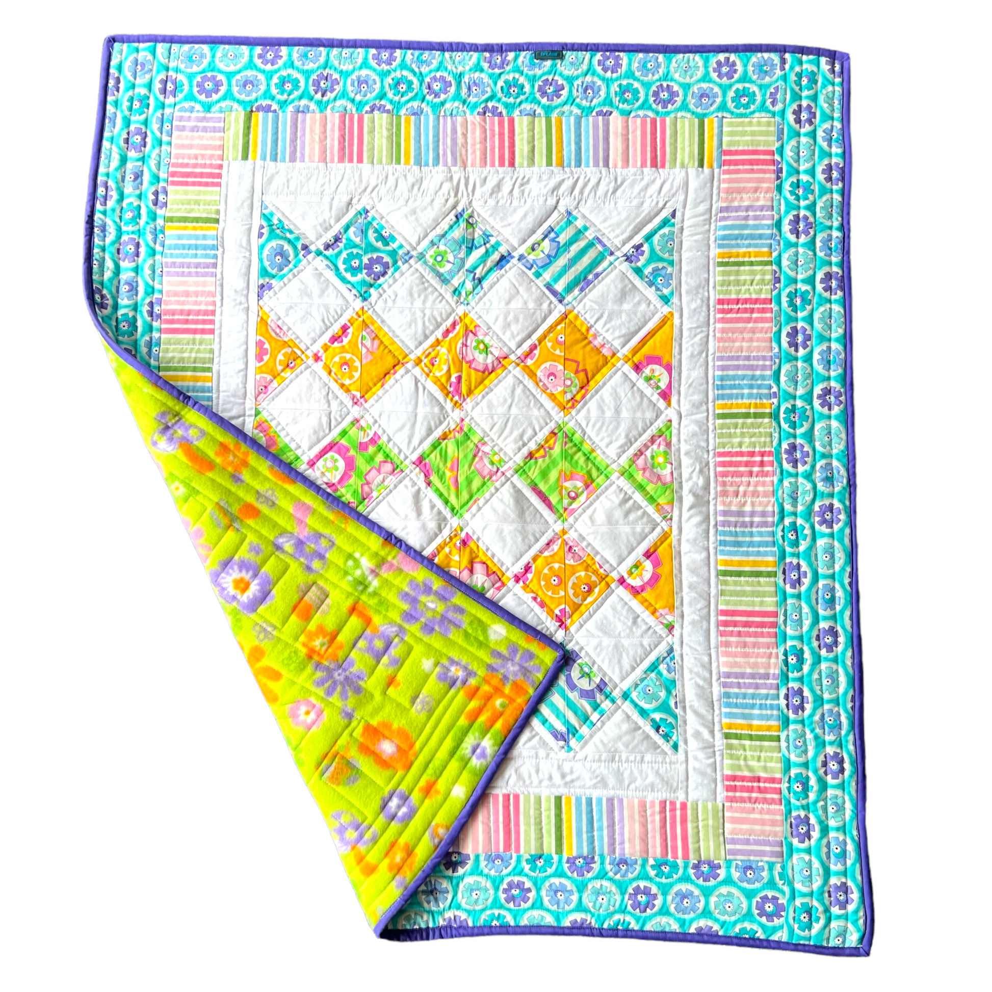 Quilt — Patchwork and Fleece Baby & Toddler Car Seat Accessories Splash Quilting   