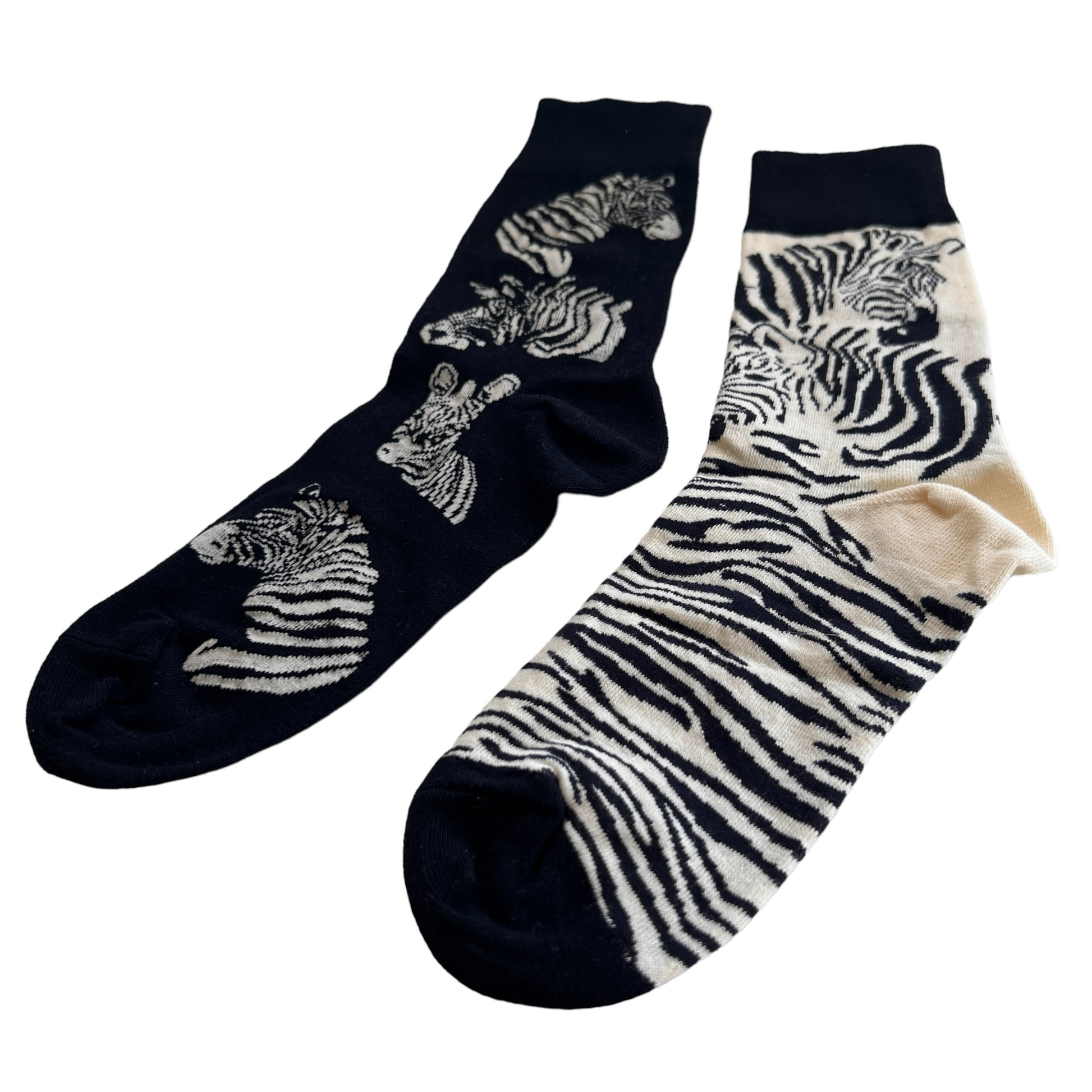 Socks — Zebra  SPIRIT SPARKPLUGS Mismatch  