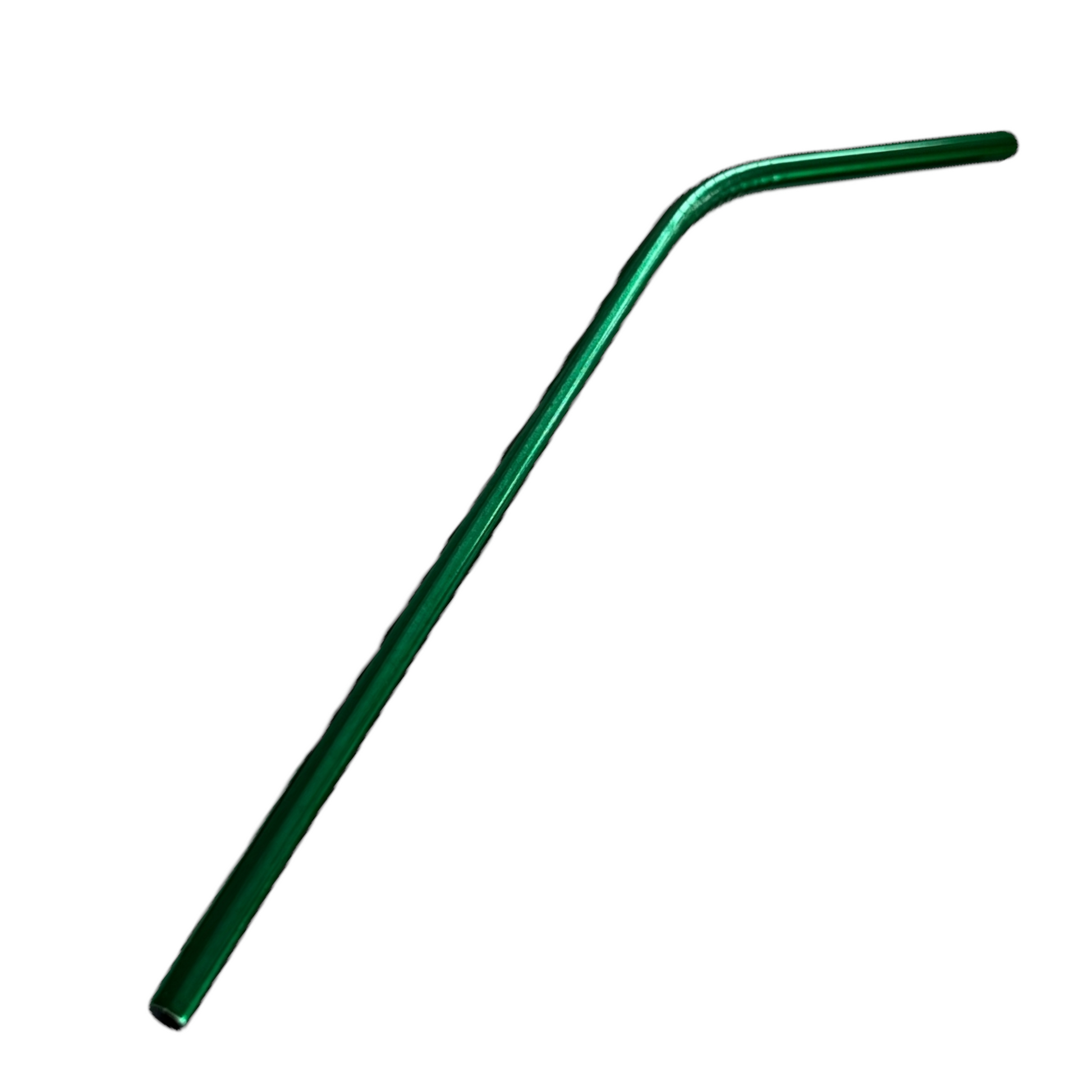 Tall Metal Straws  SPIRIT SPARKPLUGS Green  