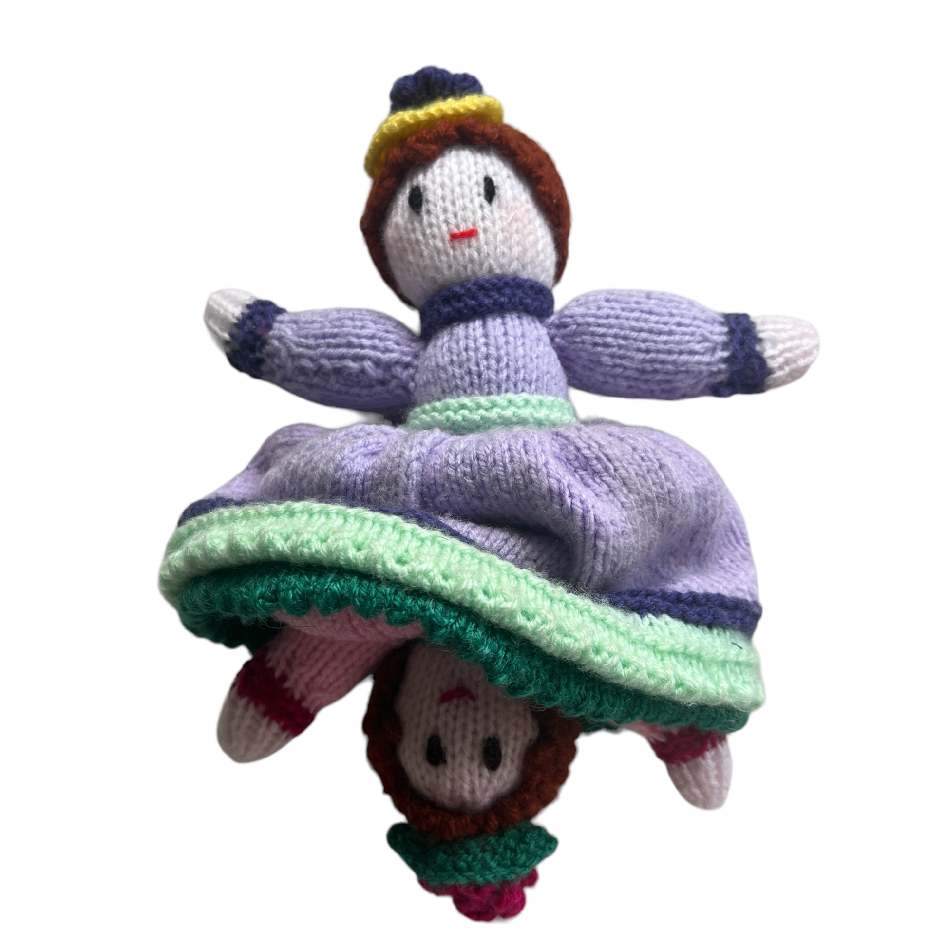 Knitted Double Sided Doll  Splash Quilting   