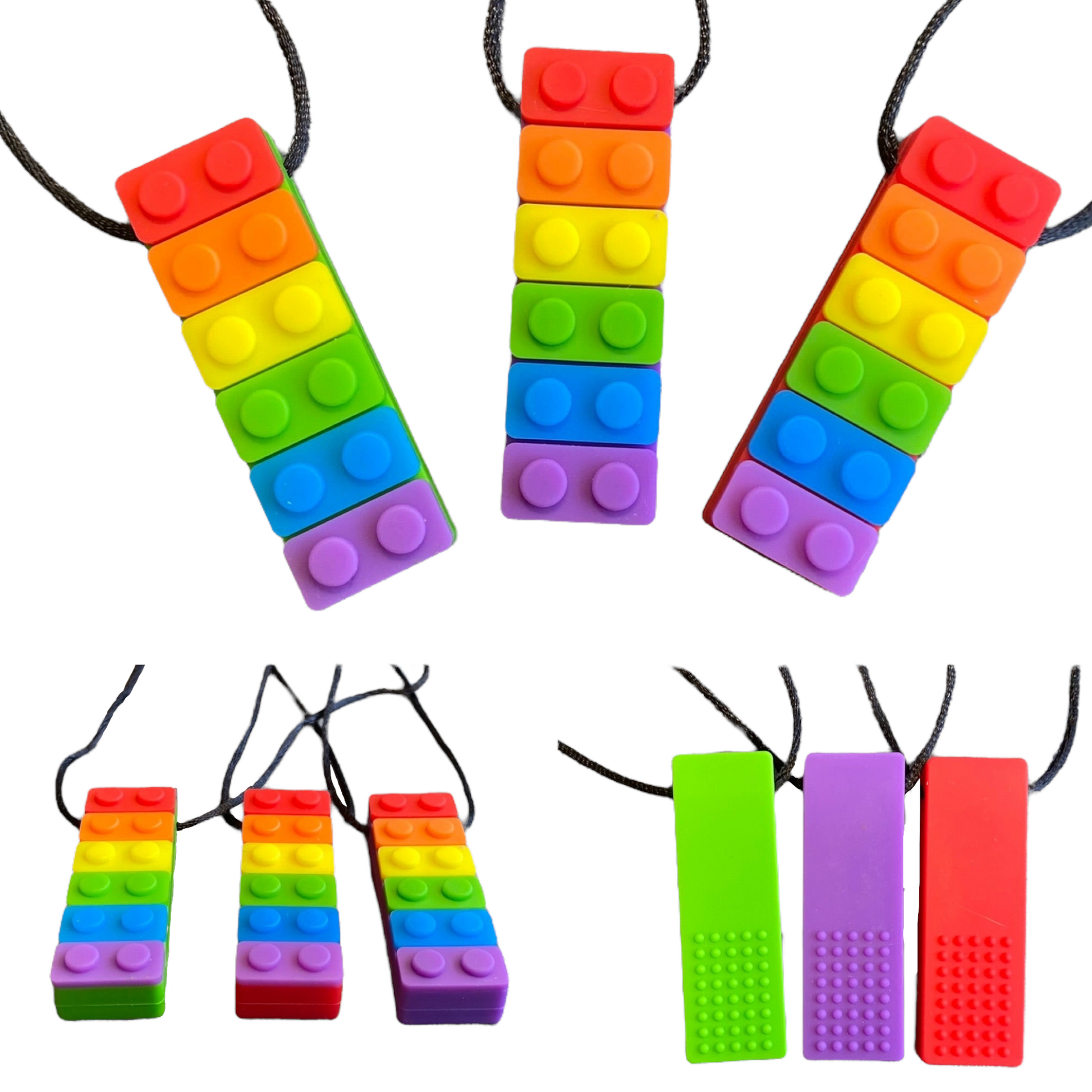 Lego top sensory necklace