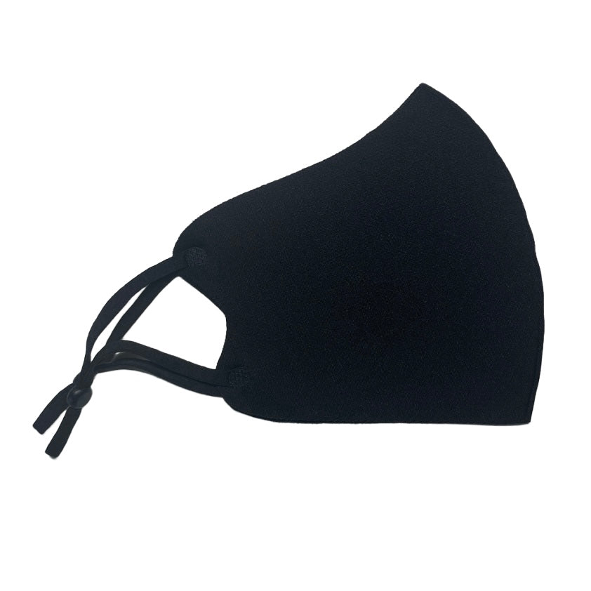 Adult Neoprene Reusable Mask —  Adjustable Strap Mask SPIRIT SPARKPLUGS Black Neoprene Mask  