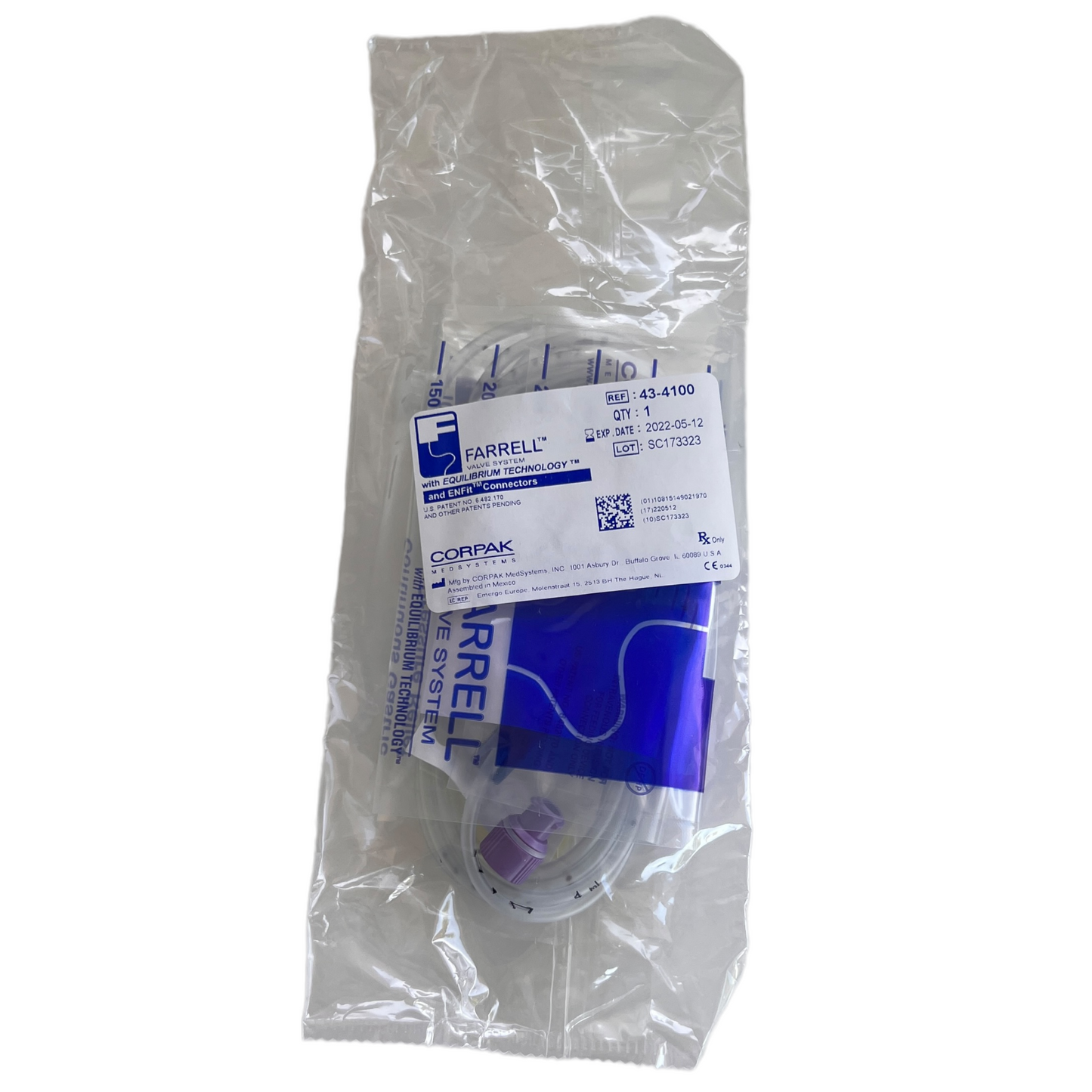 ⚖️ FARRELL* Bag — Gastric Pressure Relief Valve System (ENFit Compatible) Medical Supplies Kylee & Co   