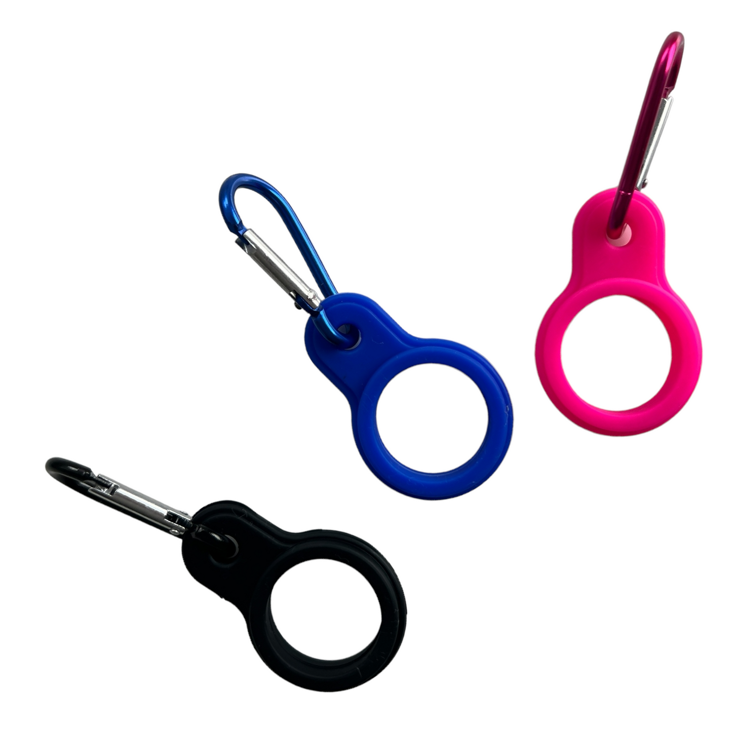 Silicone Carabiner Water Bottle Clip Holder