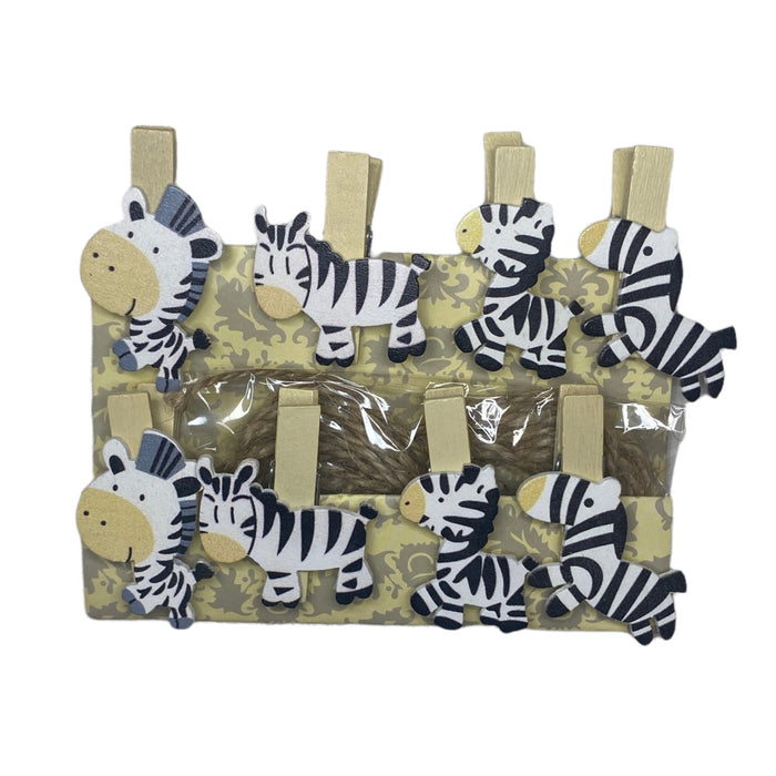 Photo Pegs for decoration — Zebra