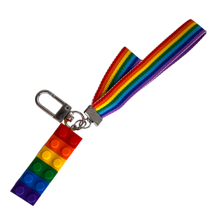 Keyring — Rainbow Brick