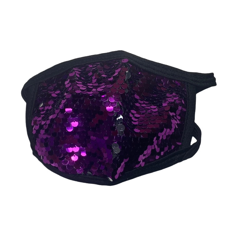 Adult Reusable Fabric Sequin Mask Mask SPIRIT SPARKPLUGS   