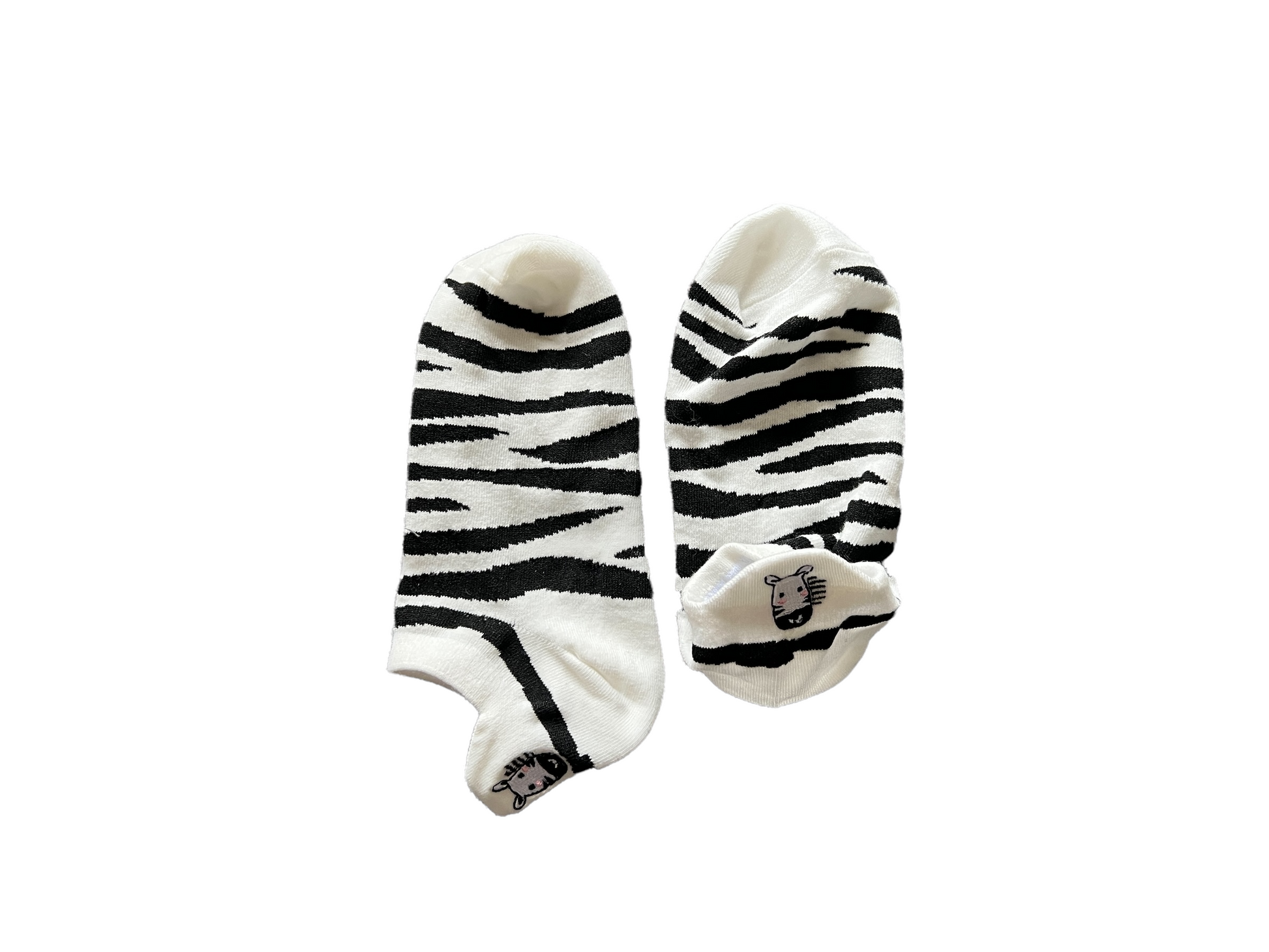💰🎨 Ankle Socks — Zebra Socks SPIRIT SPARKPLUGS   