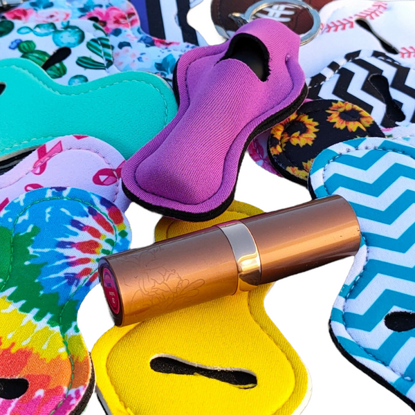 Keyring — Lipstick/Chapstick Holder