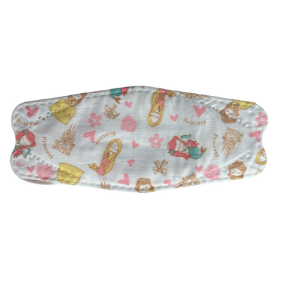 Three Panel Disposable Kids Masks Characters Masks SPIRIT SPARKPLUGS Princess  