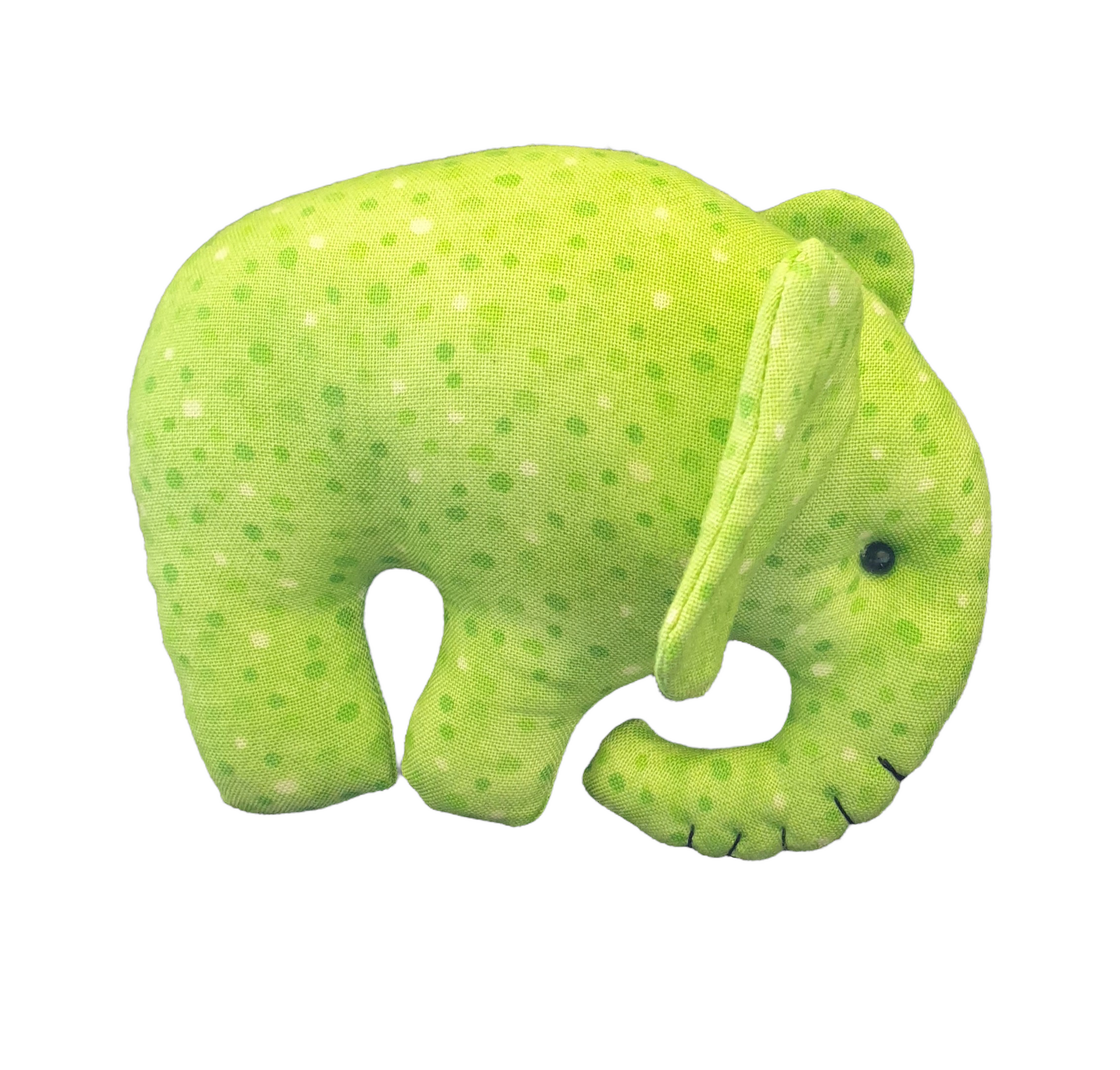 Assorted Toys  Splash Quilting Elephant Green 