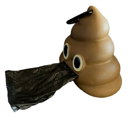 Poop Emoji Rubbish Bag Dispenser Pet Waste Bag Dispensers & Holders SPIRIT SPARKPLUGS   