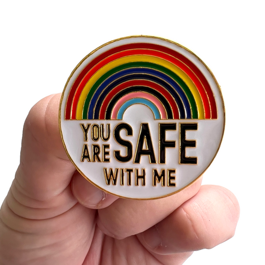Pin — 'You Are Safe With Me LGBT'