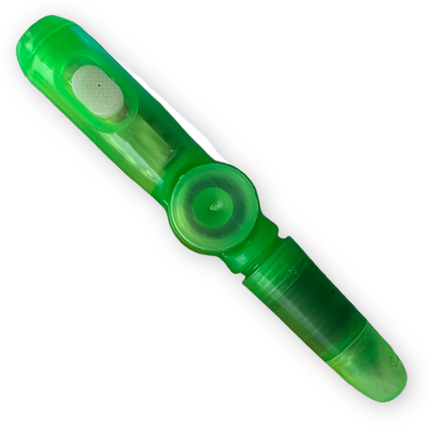 Sensory Light Up Spin Pen  SPIRIT SPARKPLUGS Green  
