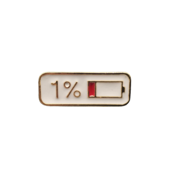 Pin — 1% Energy Battery Left